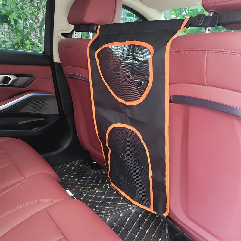 1pc Premium Pet Car Safety Net Barrier - Durable & Easy Install - Keeps Pets Secure in Backseat