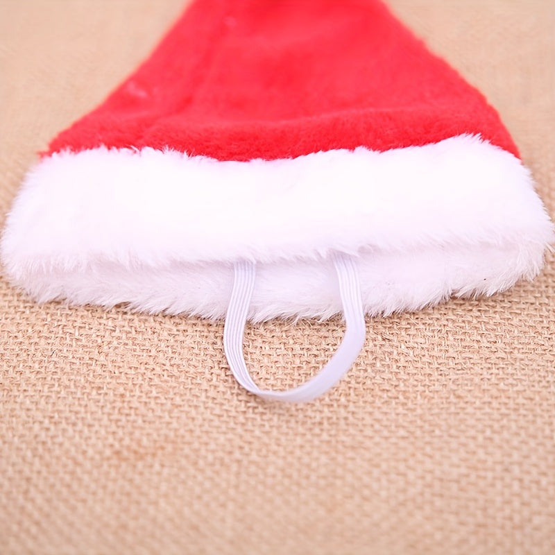 1pc Festive Santa Pet Christmas Hat - Hats for Pets - Soft, Warm, Adorable, and Comfortable Headwear for a Merry Holiday Season