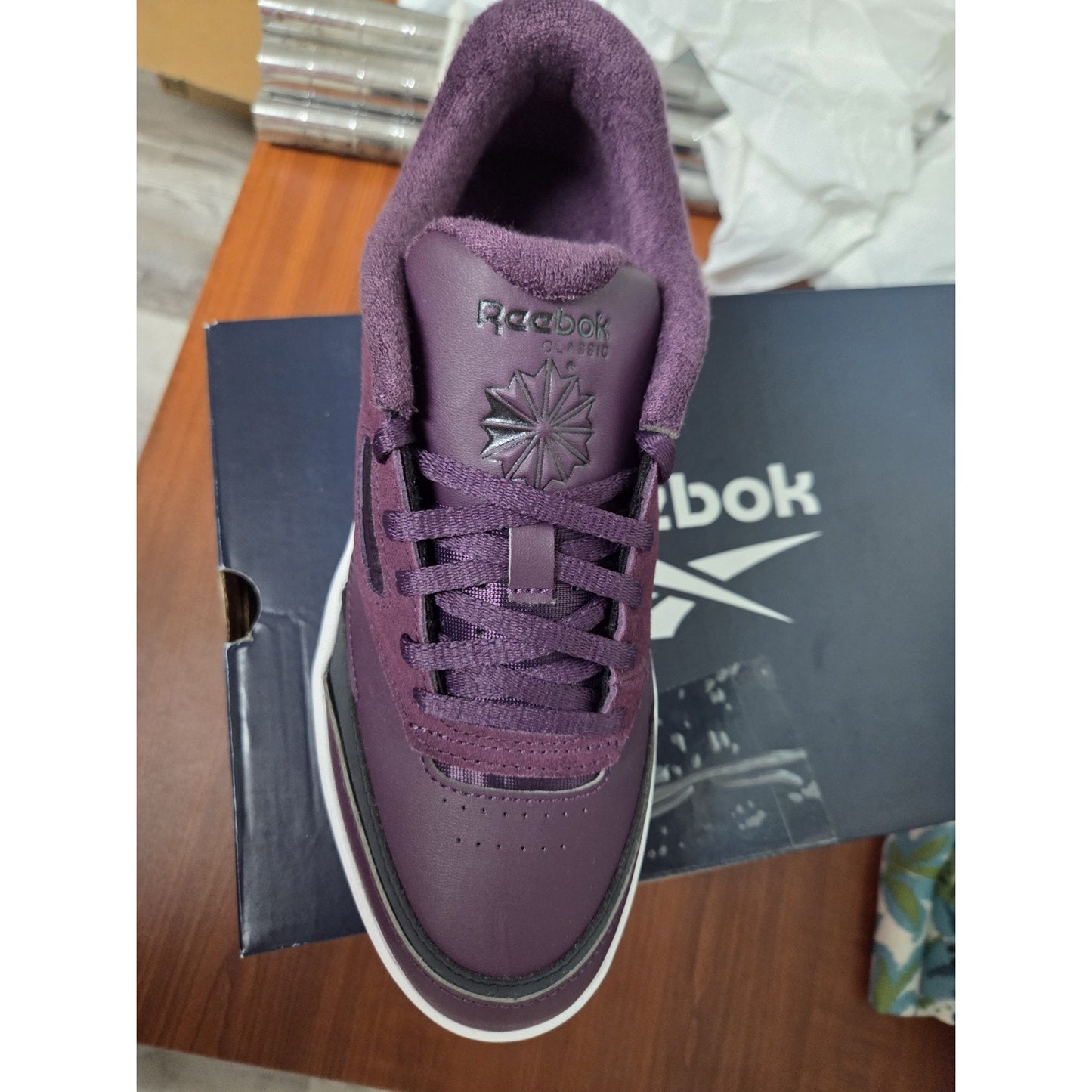 Reebok Club C Extra Kids Tennis Girls Blk/Midnight/plum
