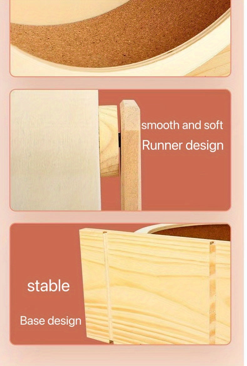 Silent Wooden Hamster Exercise Wheel - Ideal For Small Pets Like Hamsters, Gerbils, Mice, And Guinea Pigs - Promotes Healthy Exercise And Mental Stimulation