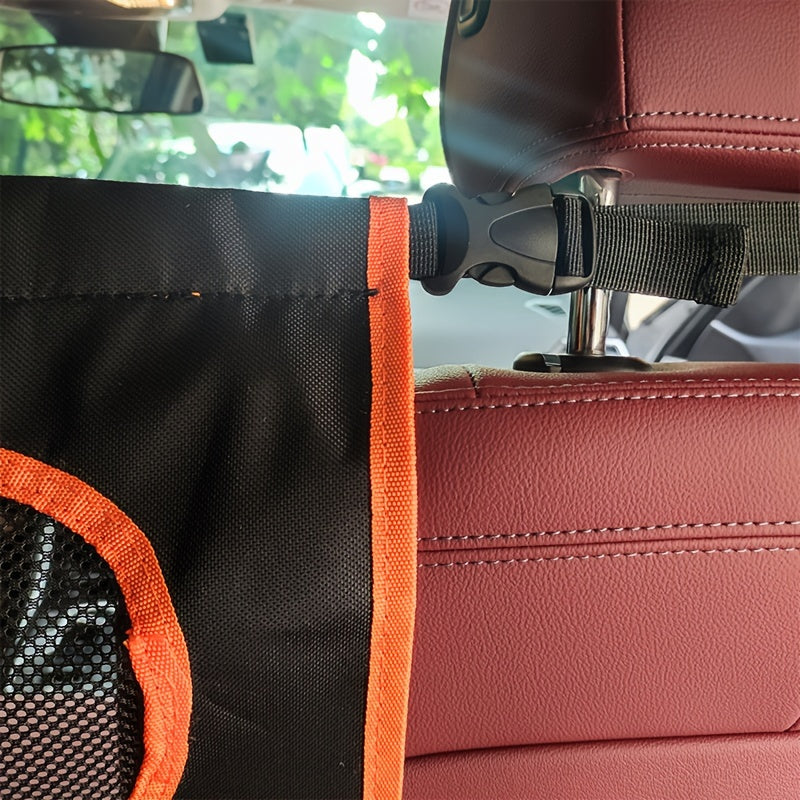 1pc Premium Pet Car Safety Net Barrier - Durable & Easy Install - Keeps Pets Secure in Backseat