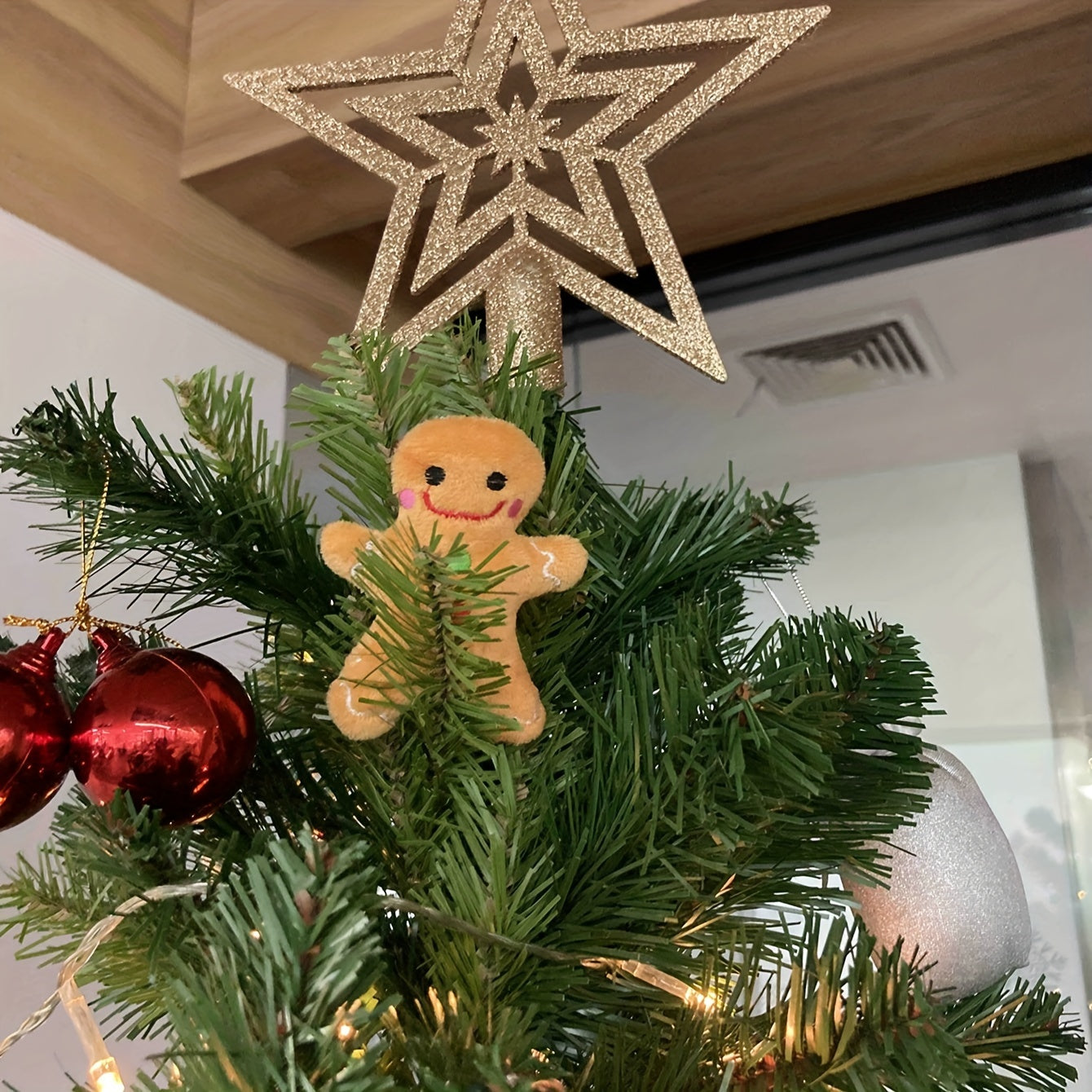 Adorable Christmas Gingerbread For Man Plush Toy - Soft, Cuddly, and Durable Fabric Construction for Pets, Perfect for Interactive Play, Chewing, and Snuggling - Ideal Holiday Gift for Pet Lovers