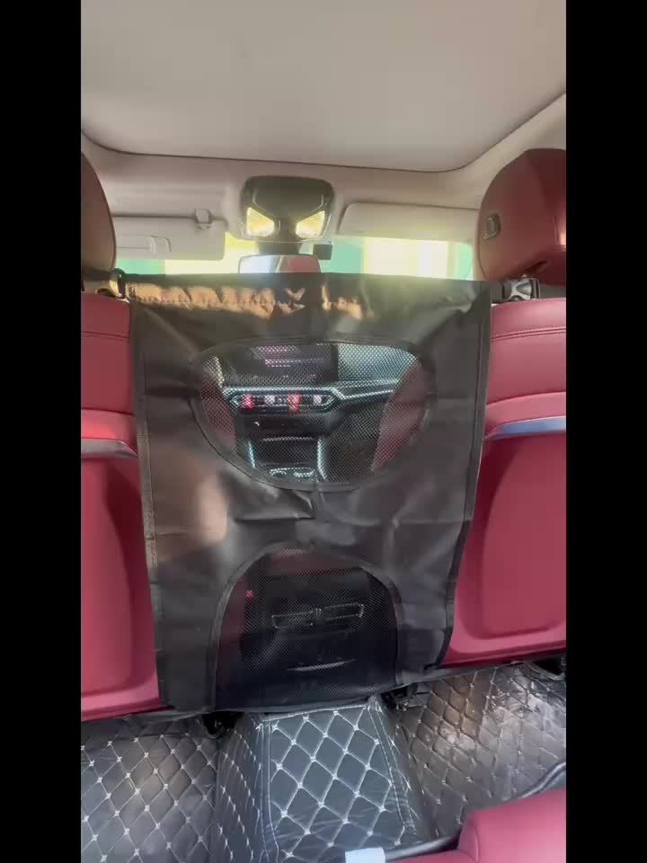 1pc Premium Pet Car Safety Net Barrier - Durable & Easy Install - Keeps Pets Secure in Backseat