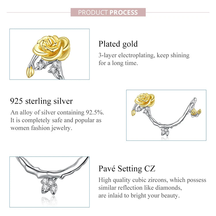 WOSTU Hot Sale 925 Sterling Silver Colock Pendant Magic Can Dangle Charm fit Original Bracelet & Necklace Fine Jewelry Gift