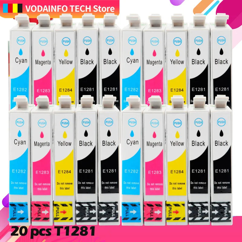 T1281 T1282 T1283 T1284 Ink cartridge Compatible For EPSON stylus S22 SX130 SX125 SX235W SX435W SX425W BX305F BX305FW Printer