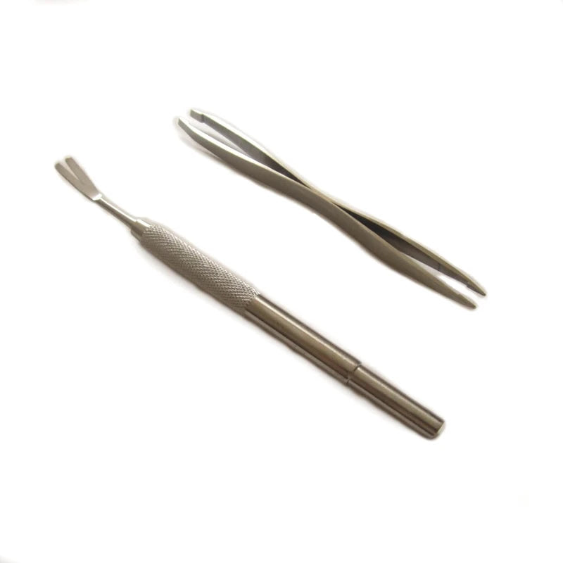 HOT Stainless Steel Pet Flea Remover Tool Scratching Hook Tweezers Clips Set Cat Dog Tick Removal Tool Pet Grooming Supplies