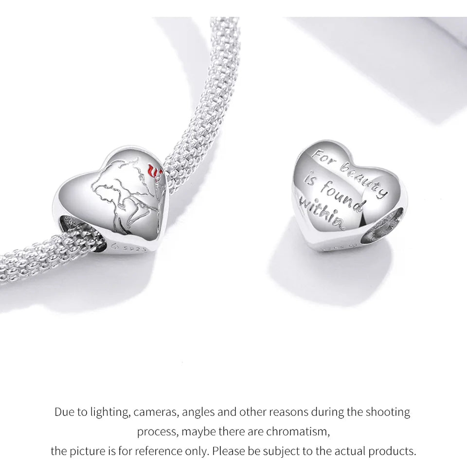 WOSTU Hot Sale 925 Sterling Silver Colock Pendant Magic Can Dangle Charm fit Original Bracelet & Necklace Fine Jewelry Gift