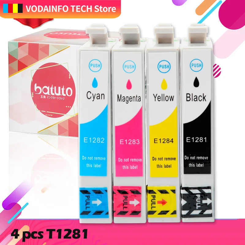 T1281 T1282 T1283 T1284 Ink cartridge Compatible For EPSON stylus S22 SX130 SX125 SX235W SX435W SX425W BX305F BX305FW Printer