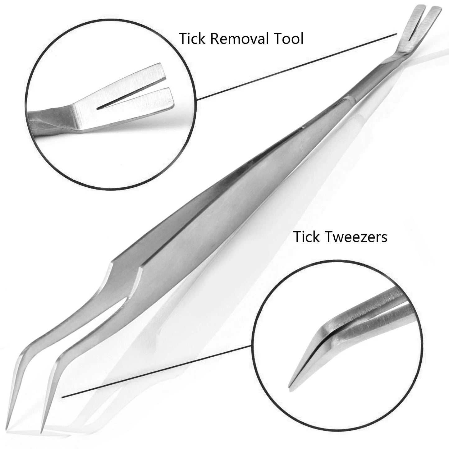 HOT Stainless Steel Pet Flea Remover Tool Scratching Hook Tweezers Clips Set Cat Dog Tick Removal Tool Pet Grooming Supplies