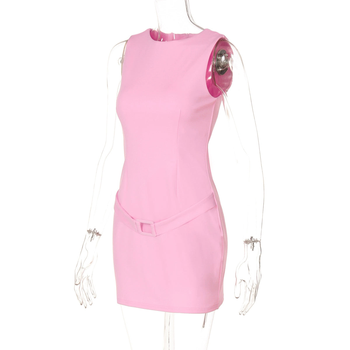 Gusty French Style Chic Sexy Temperament Hip Skirt Sleeveless Vest Dress Adult Lady like Woman Work Clothing Pure Color Business Suit and Dress