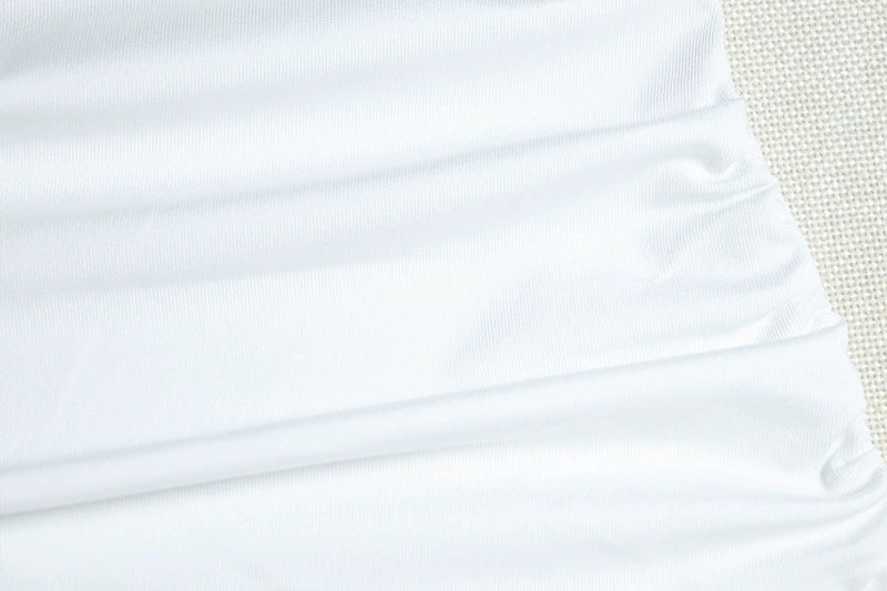 Vacation Style White Floor-Length Dress