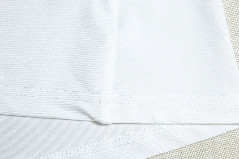 Vacation Style White Floor-Length Dress