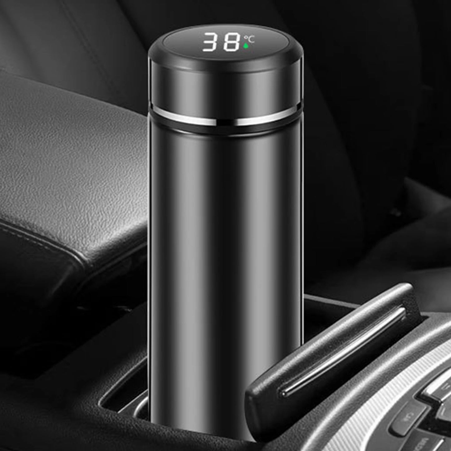 304 Stainless Steel Led Touches Screen Mug Temperature Display Mug Spill-Proof Coffee Cup for Women Girls Picnic Hiking