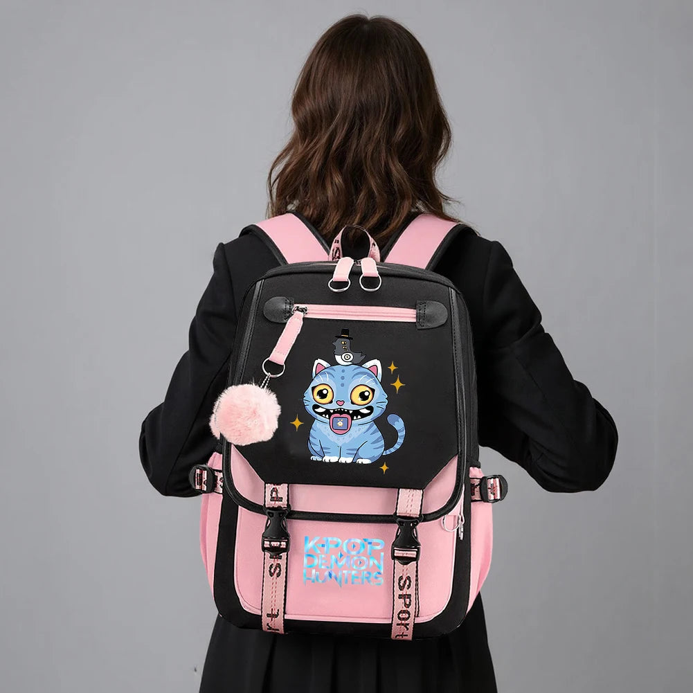 School Backpack for Students KPop Demon Hunters