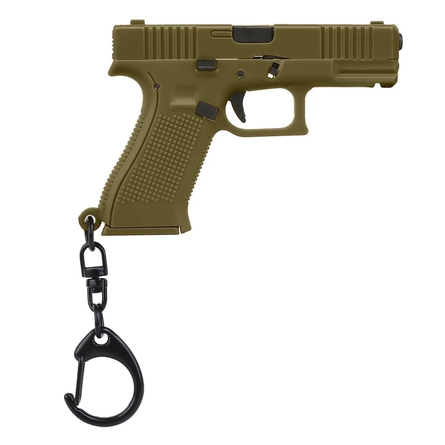 Personalized Mini Key Pendant Plastic Miniature Pistol Shaped Keychain Charm Realistic Model Removable Magazine Hangs Decoration