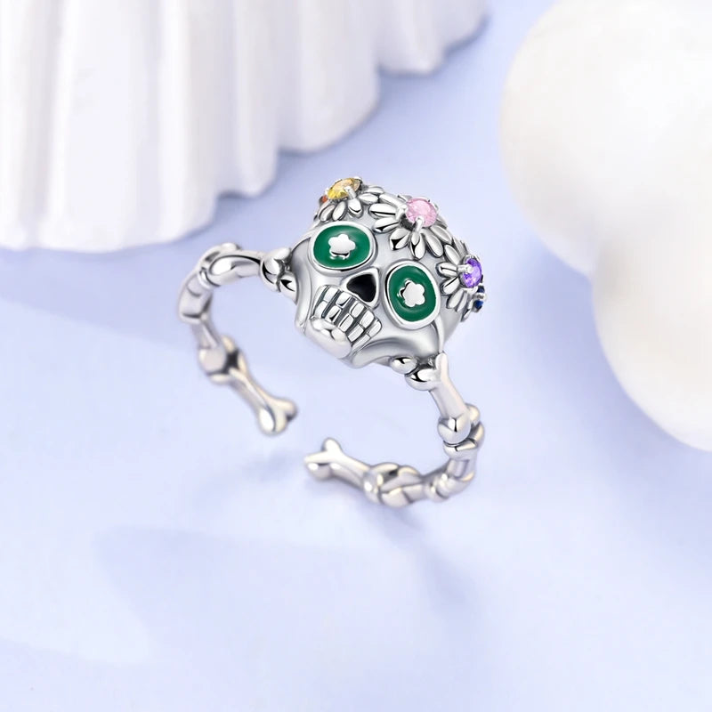New 925 Sterling Silver Open Ring Hollow Rose Infinite Love Simple Ring Women Wedding Engagement Party Jewelry Gift
