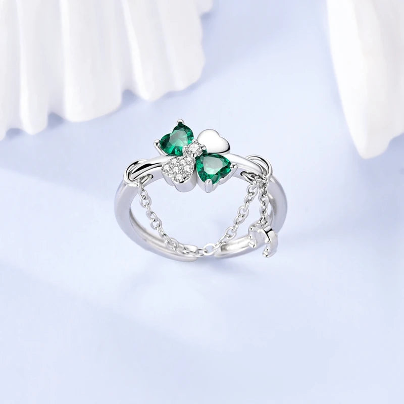 New 925 Sterling Silver Open Ring Hollow Rose Infinite Love Simple Ring Women Wedding Engagement Party Jewelry Gift