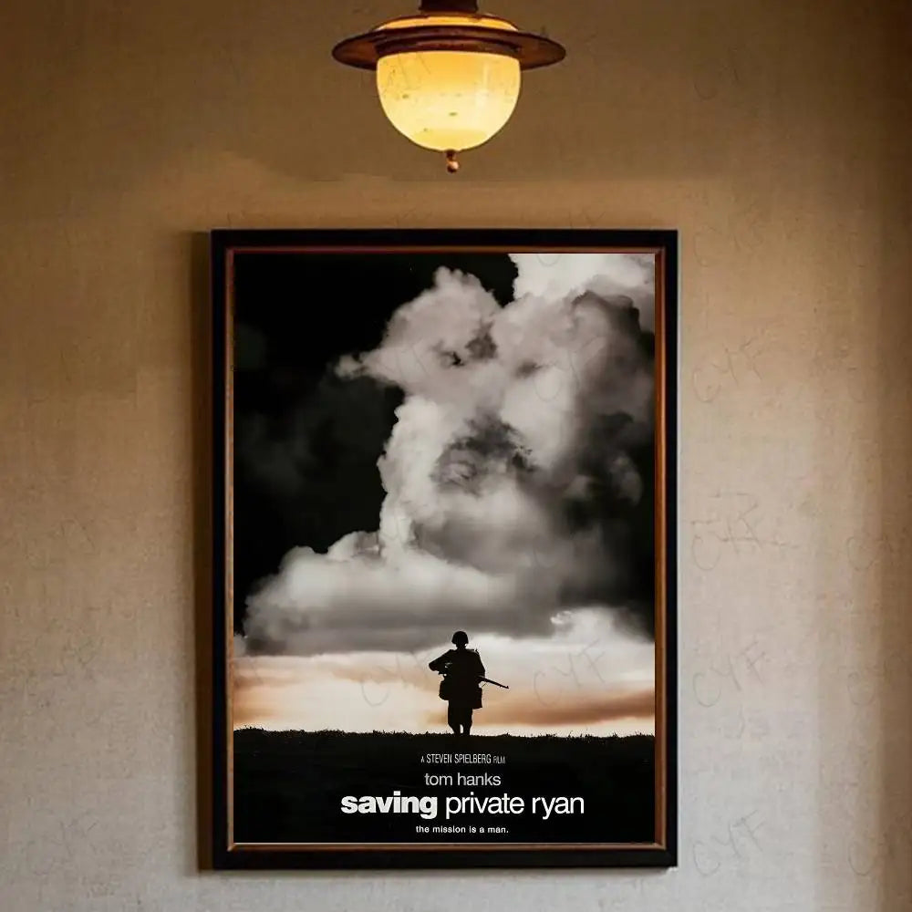 S-Saving P-Private Ryan Poster HD art sticky wall waterproof home living room bedroom bar aesthetic decoration