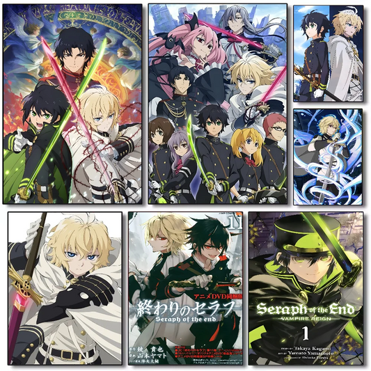 Anime Seraph of The End Poster HD art sticky wall waterproof home living room bedroom bar aesthetic decoration