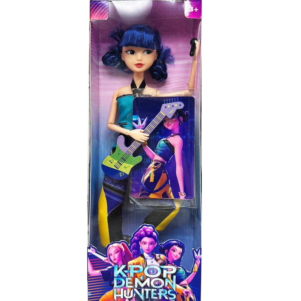 2026 Anime K Pop Demon Hunters Witch Hunter Group High Appearance Glue Doll Girl Heart Decorative Holiday Gift