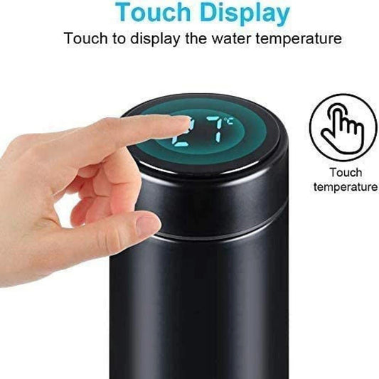 304 Stainless Steel Led Touches Screen Mug Temperature Display Mug Spill-Proof Coffee Cup for Women Girls Picnic Hiking