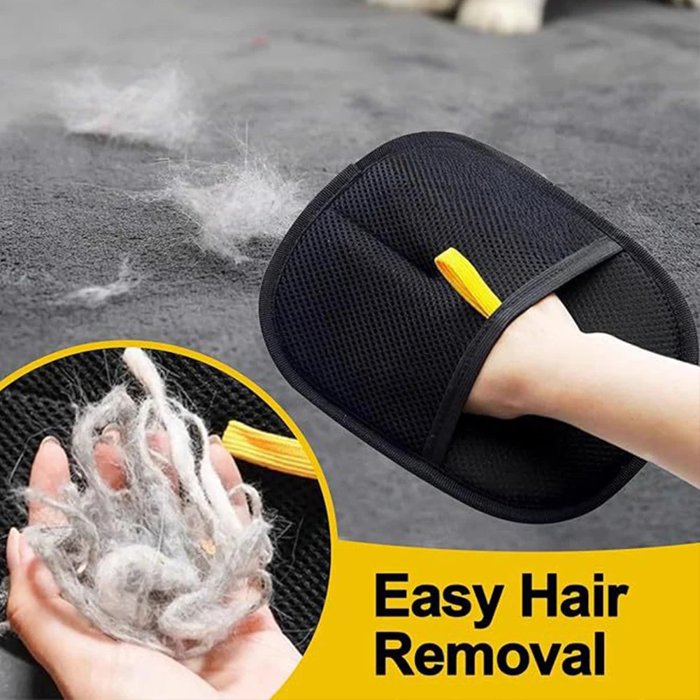 Pet Hair Remover Mitt Pet Hair Remover Gloves Deshedding Brush Glove for Dog Cat Rabbit with Long/Short/Curly Hair
