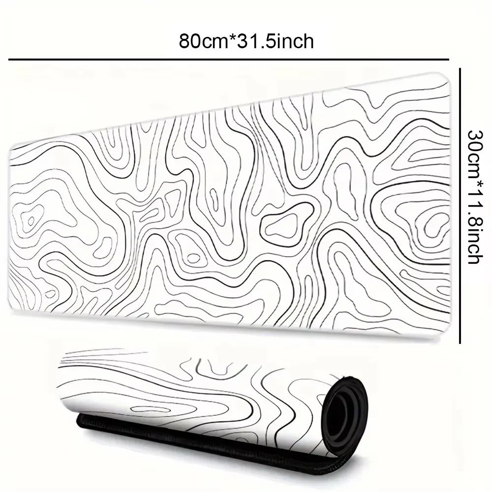 Extra Large Mouse Mat for Professional Gamers - Stitched Border Design, Anti-Slip Rubber Backing, Low Friction Surface Compatibl