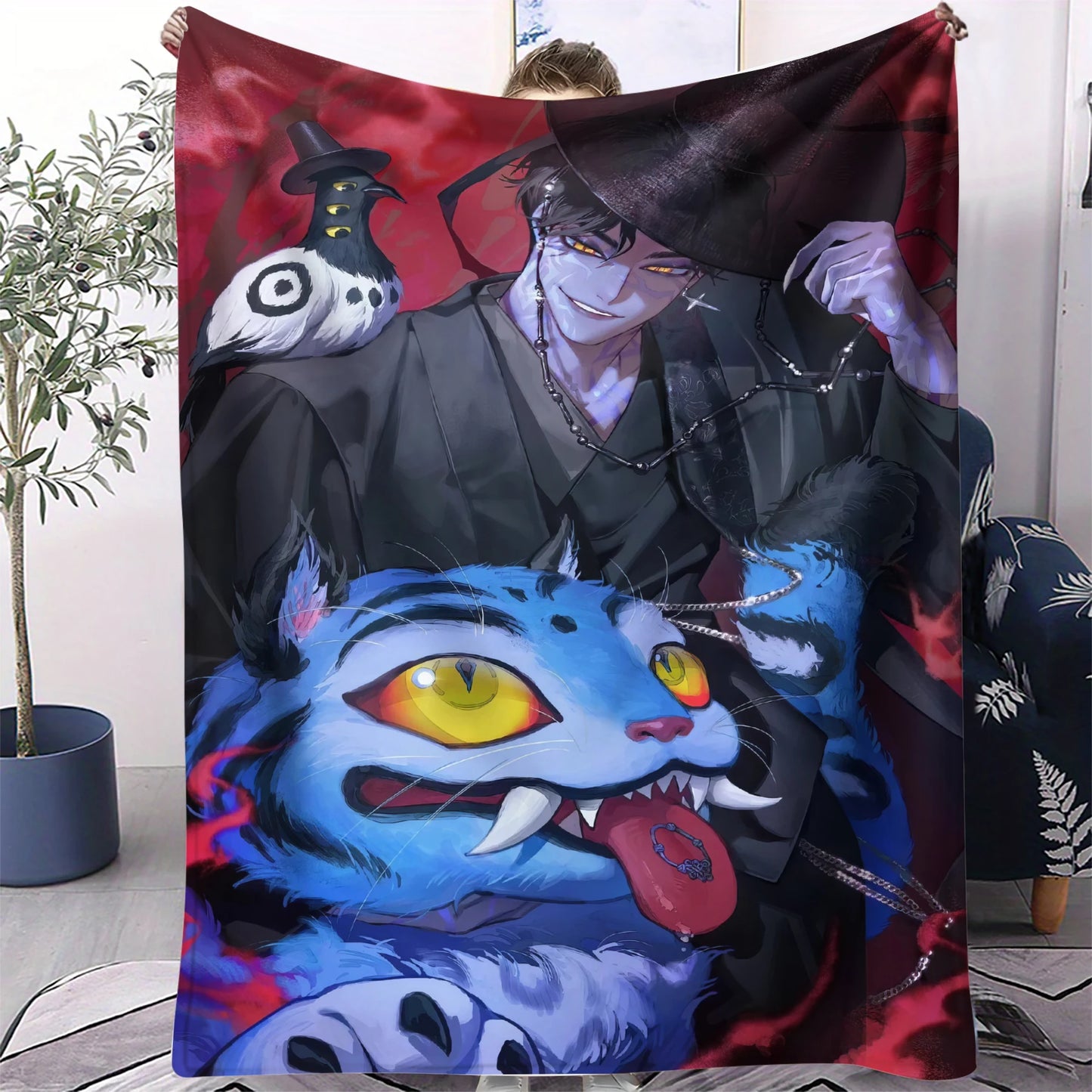 K-Pop Demon Hunters Blanket Hot Anime Flannel Blanket