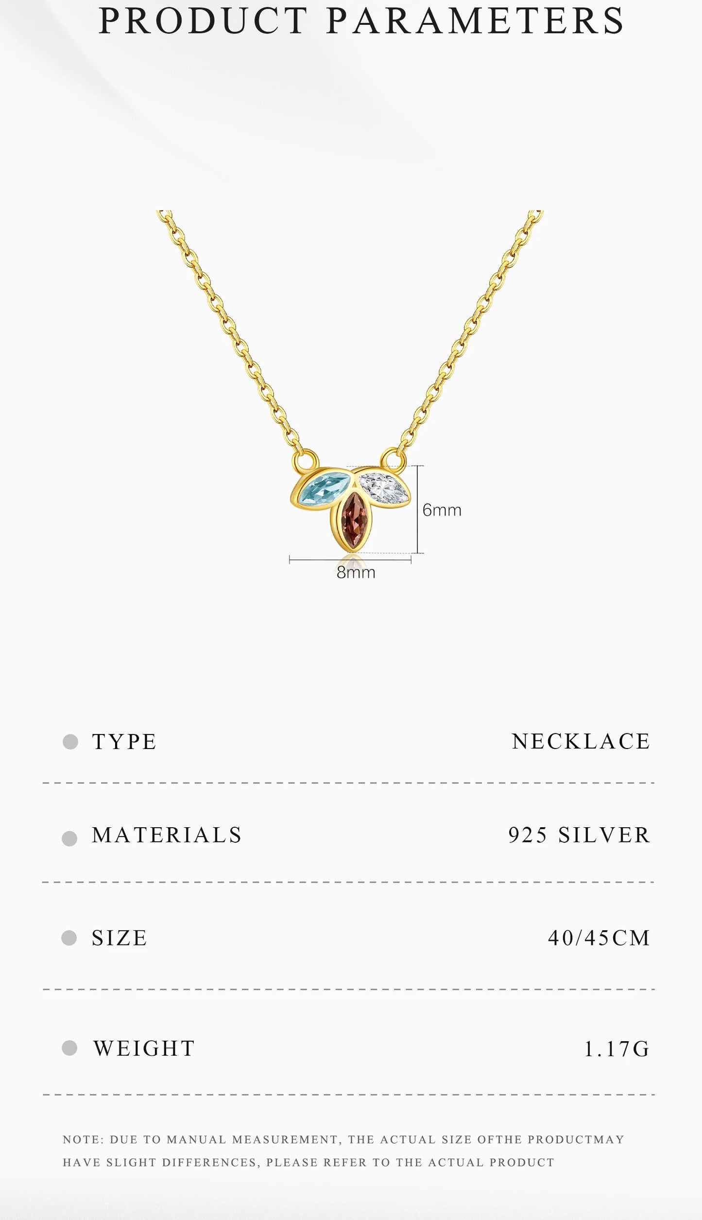 ANDYWEN 925 Sterling Silver Gold Three Zircon Queen Flower Pendant Necklace Long Choker Women Wedding Luxury FineJewelry Gift