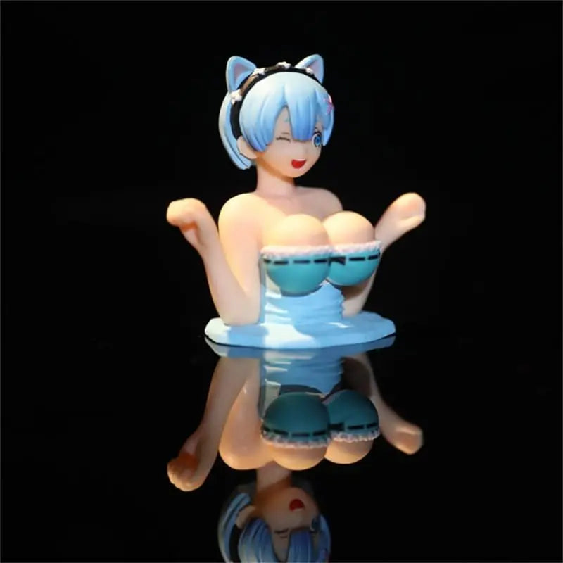 2023 Kawaii Shaking Chest Ornaments Cute Shake Girl Car Dashboard Decorations Anime Beautiful Girl Car Ornament Q-Version Toy