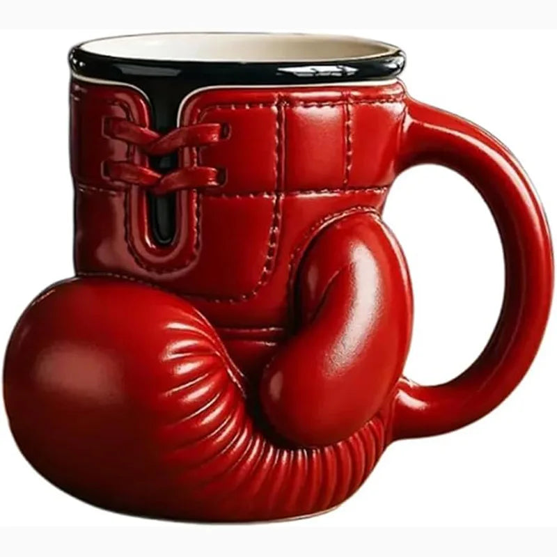 Boxing Glove Mug Sports Themed Mug Novelty Coffee Cup Gifts for Boxing Lovers