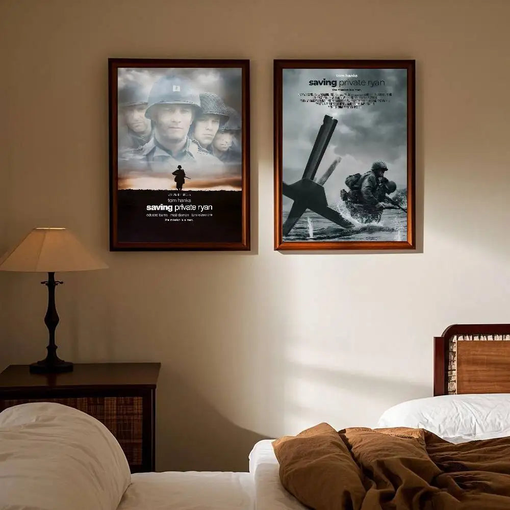 S-Saving P-Private Ryan Poster HD art sticky wall waterproof home living room bedroom bar aesthetic decoration