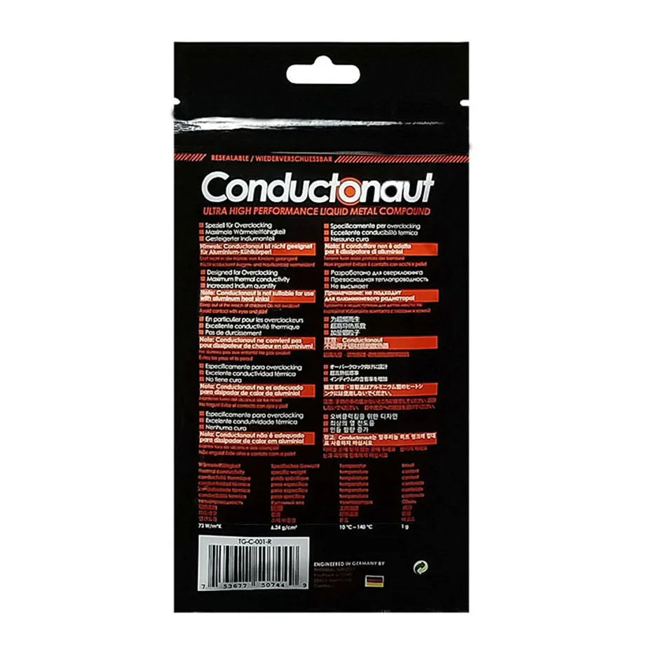 Thermal Grizzly Thermal Paste 12.5W/mk High Performance Cooler Compound Cooling Silicone Grease For Game PC PS5 CPU GPU Cooling