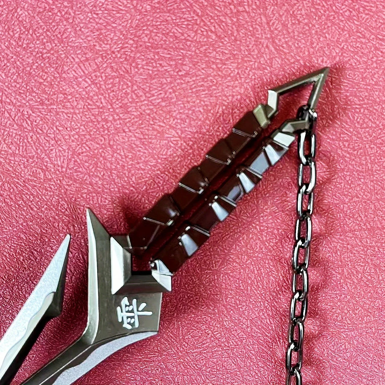 6.3inch Valorant Ninja Katana Metal Shuriken Anime Cosplay Prop Steel Small Sword Real Size Japanese Katana Samurai Sabre Toy