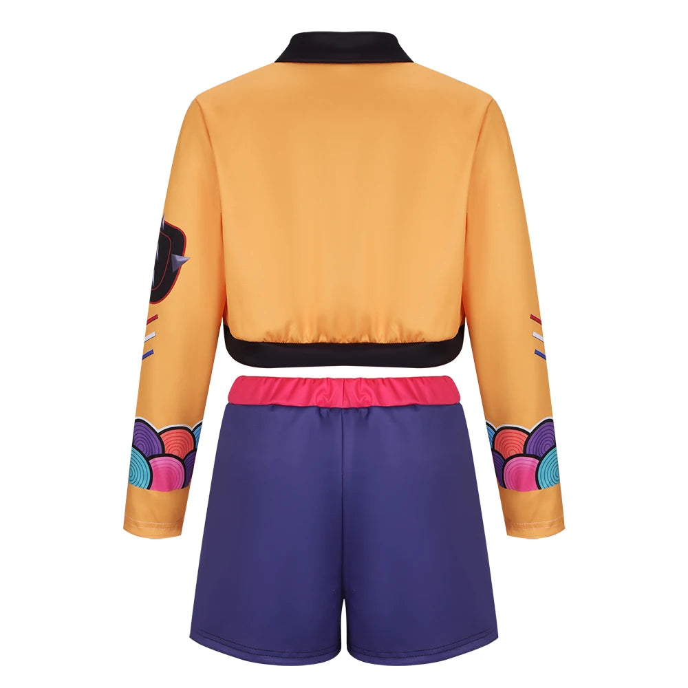 Kids Kpop Demon Hunters Rumi Zoey Mira Cosplay Huntrix Costume For Girls Clothes