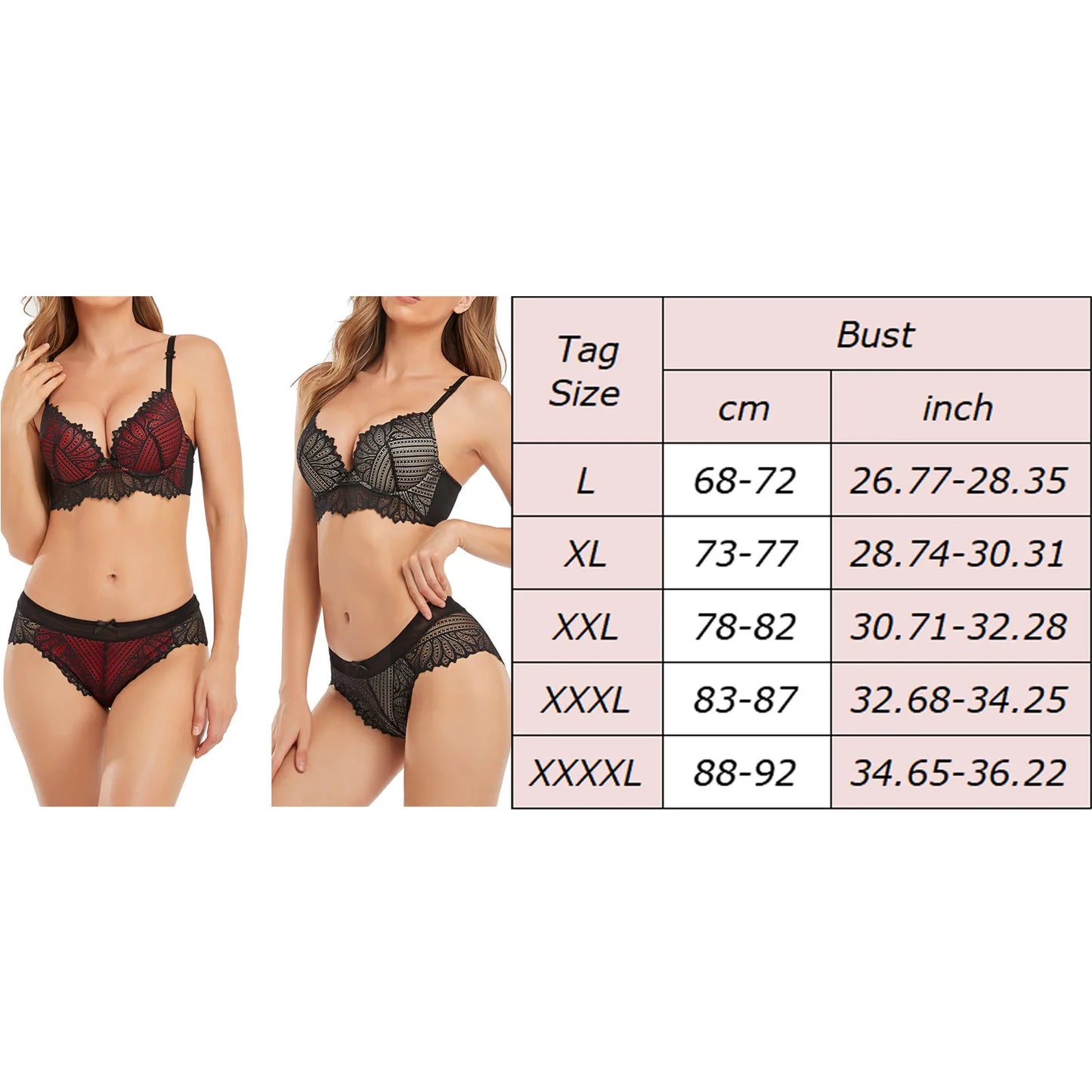 Women's Underwear Lace Small Chest Lace Embroidered Steel