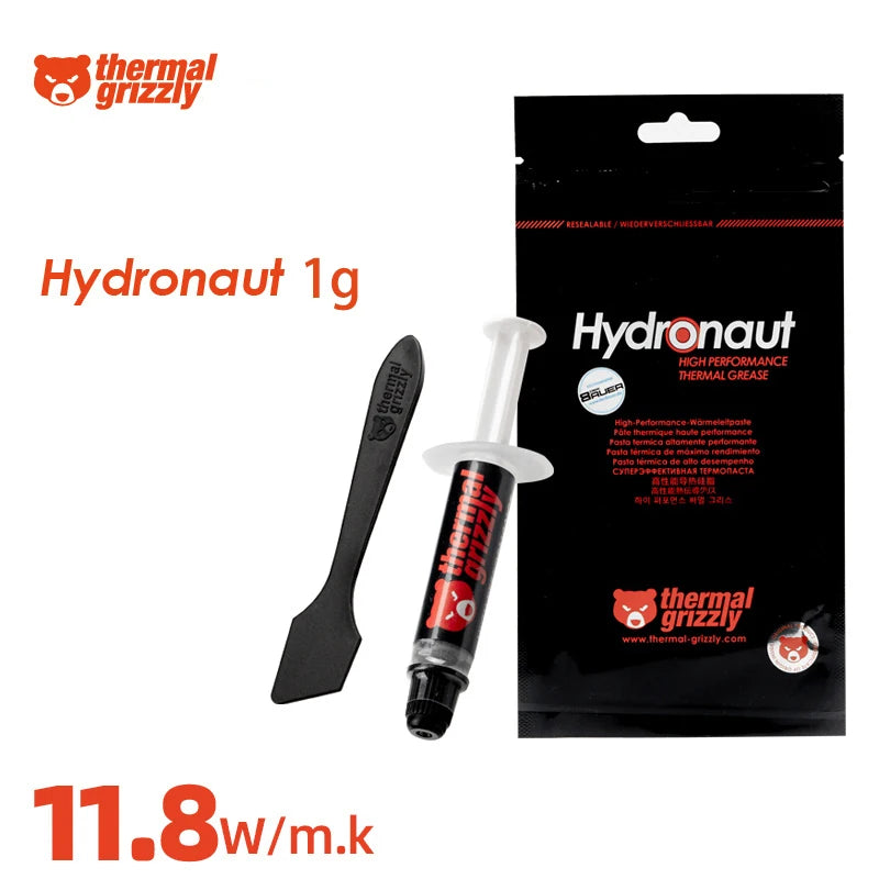 Thermal Grizzly Thermal Paste 12.5W/mk High Performance Cooler Compound Cooling Silicone Grease For Game PC PS5 CPU GPU Cooling