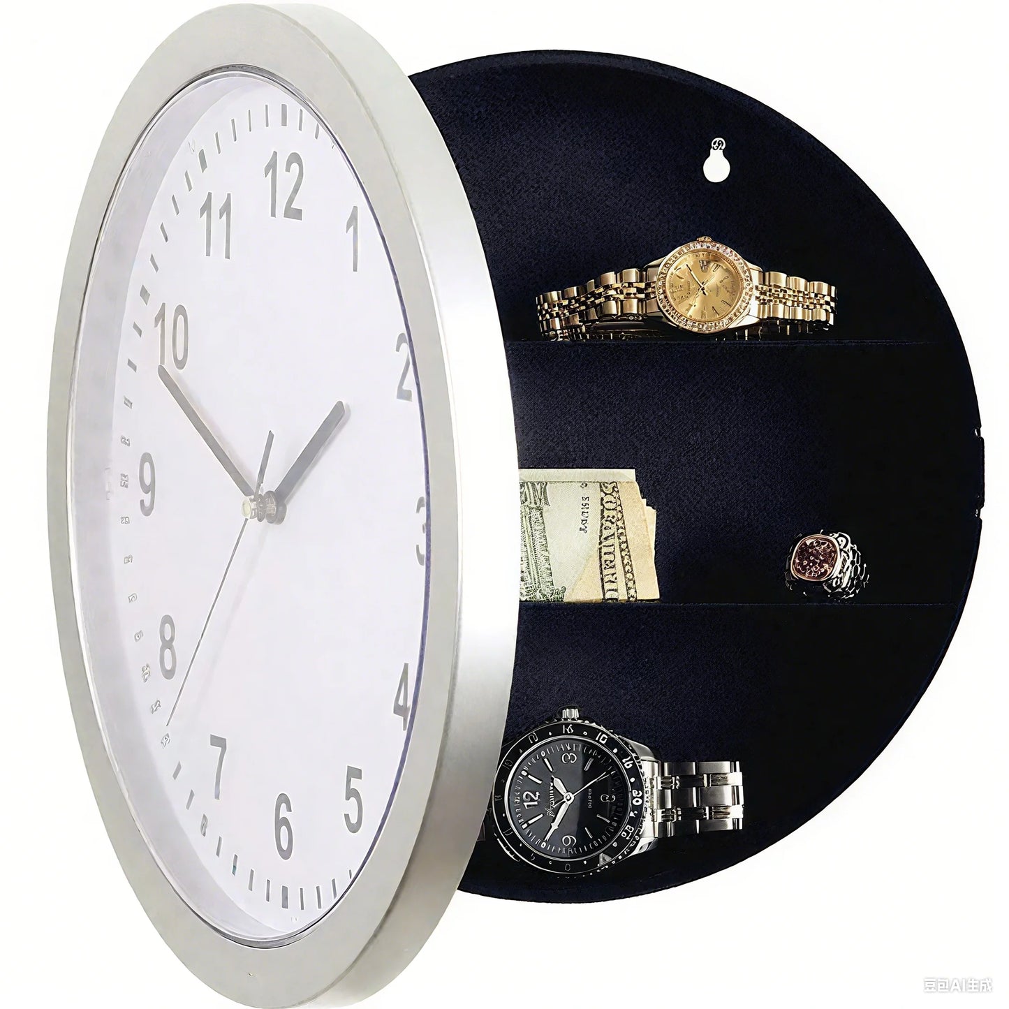 jewelry clock safe clock creative living room money wall clock safe storage box clock wall clock
