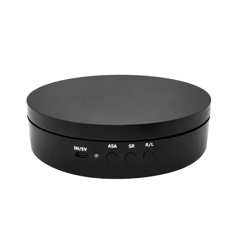 Photography Turntable Electric Rotating Display Stand 360 Degree with Remote Control Motorized Turntable for Photos or Videos