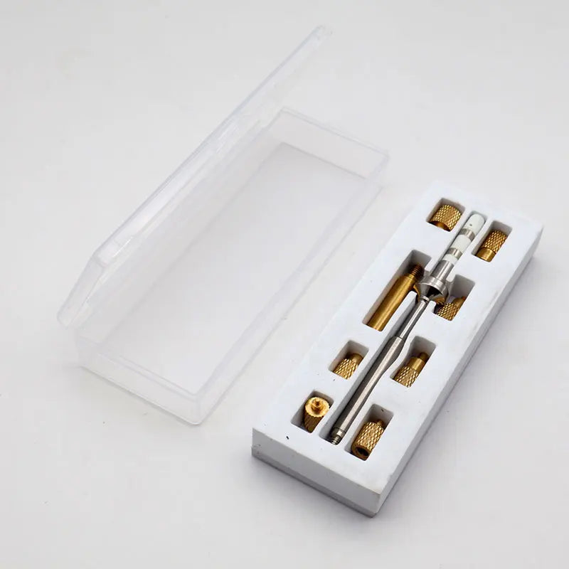 Heat Insert Nut Iron Tip TS100 TS101 Soldering Iron Tip Insert Internal Thread Head M2-M8 Brass Hot Melt Insert Nut Insertion