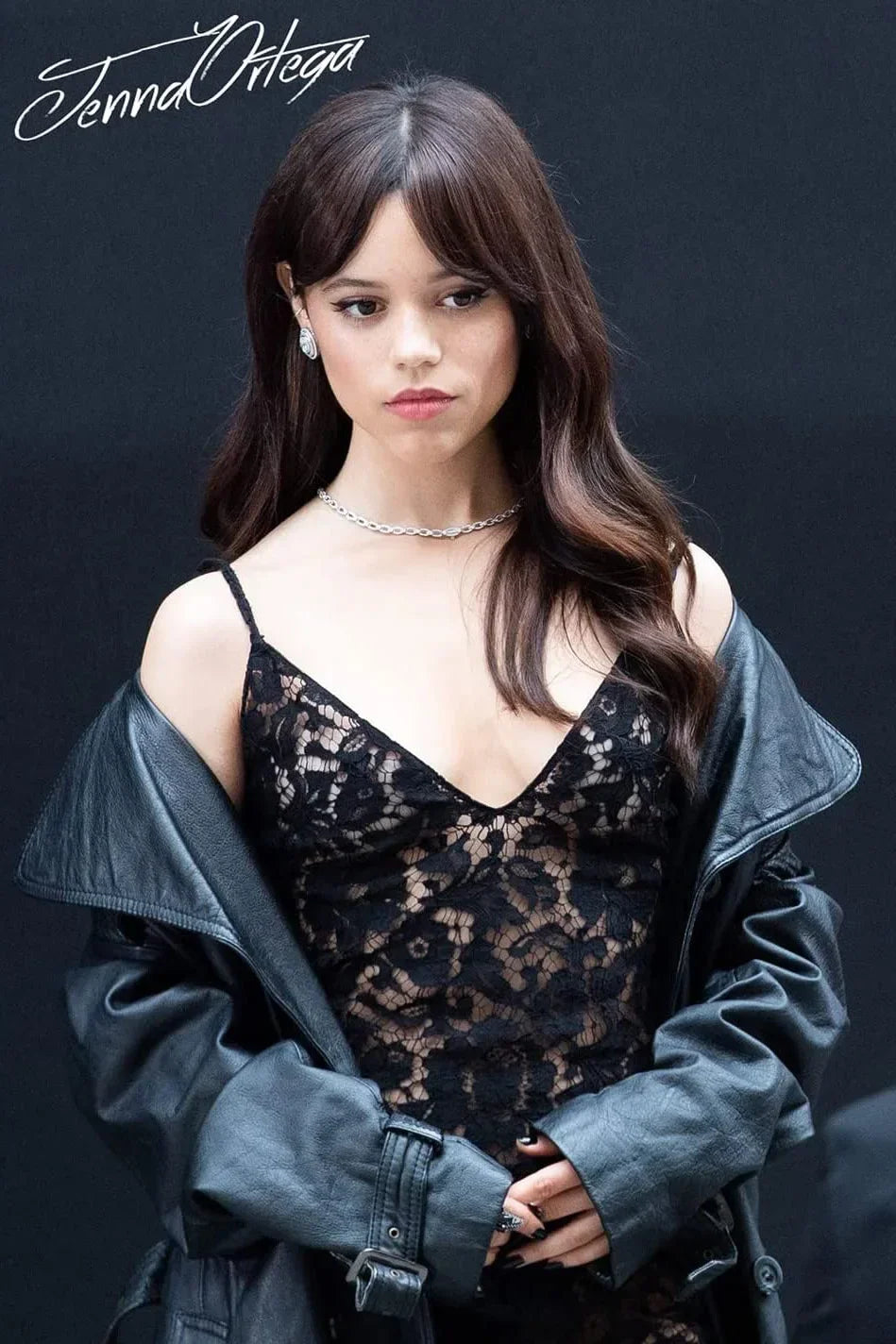 Canvas Painting Wall Art Pictures TV Show Star Actress Jenna Ortega Sexy Portrait Poster Popular Teenage Dorm Home Decor