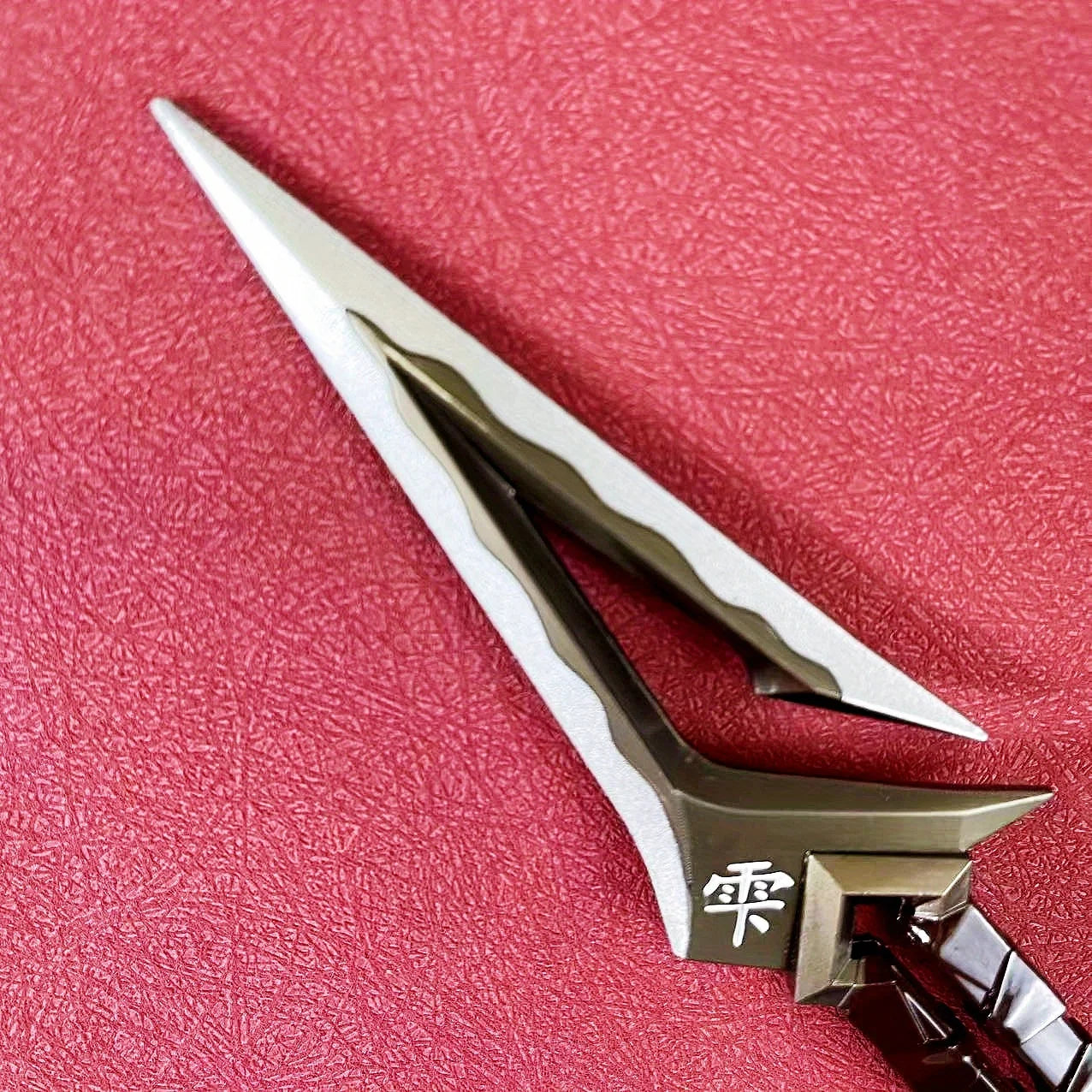 6.3inch Valorant Ninja Katana Metal Shuriken Anime Cosplay Prop Steel Small Sword Real Size Japanese Katana Samurai Sabre Toy