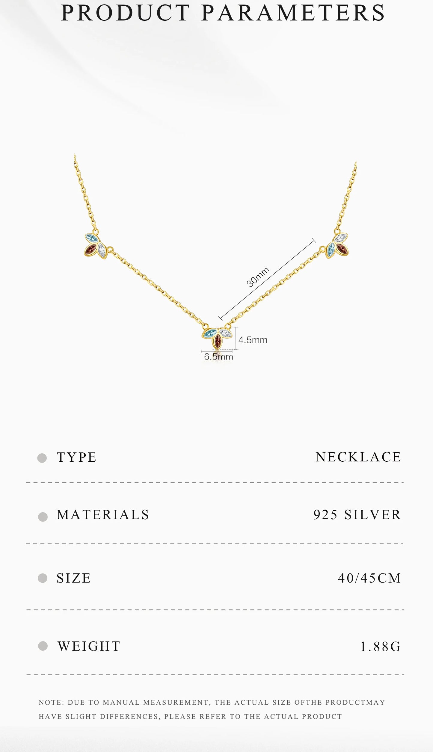 ANDYWEN 925 Sterling Silver Gold Three Zircon Queen Flower Pendant Necklace Long Choker Women Wedding Luxury FineJewelry Gift