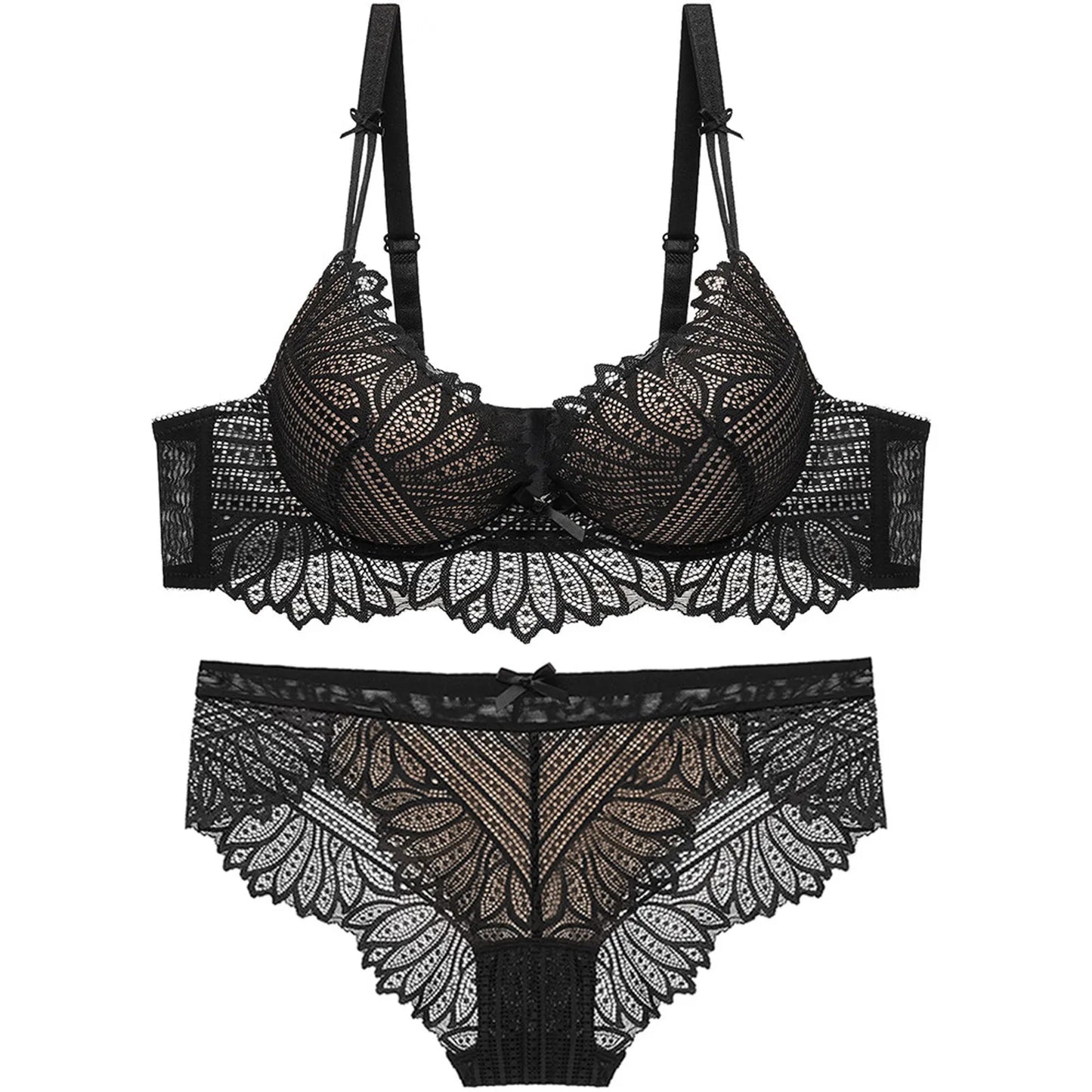 Women's Underwear Lace Small Chest Lace Embroidered Steel