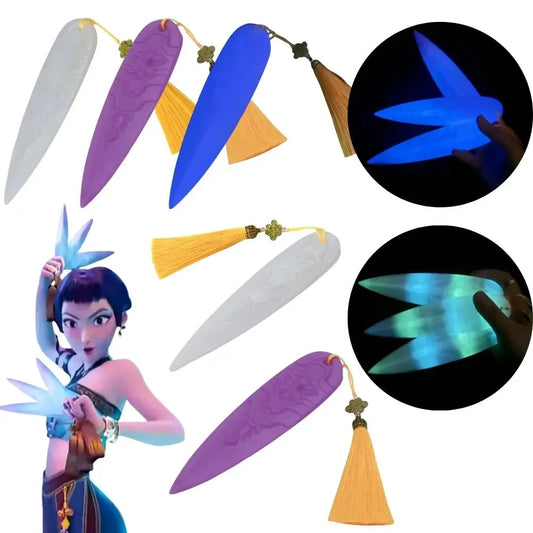@@@Zoey Kpop Demon Hunters Cosplay Lights Dart Weapons Roleplay Props for Girl Group Idol Halloween Carnival Costume Accessories