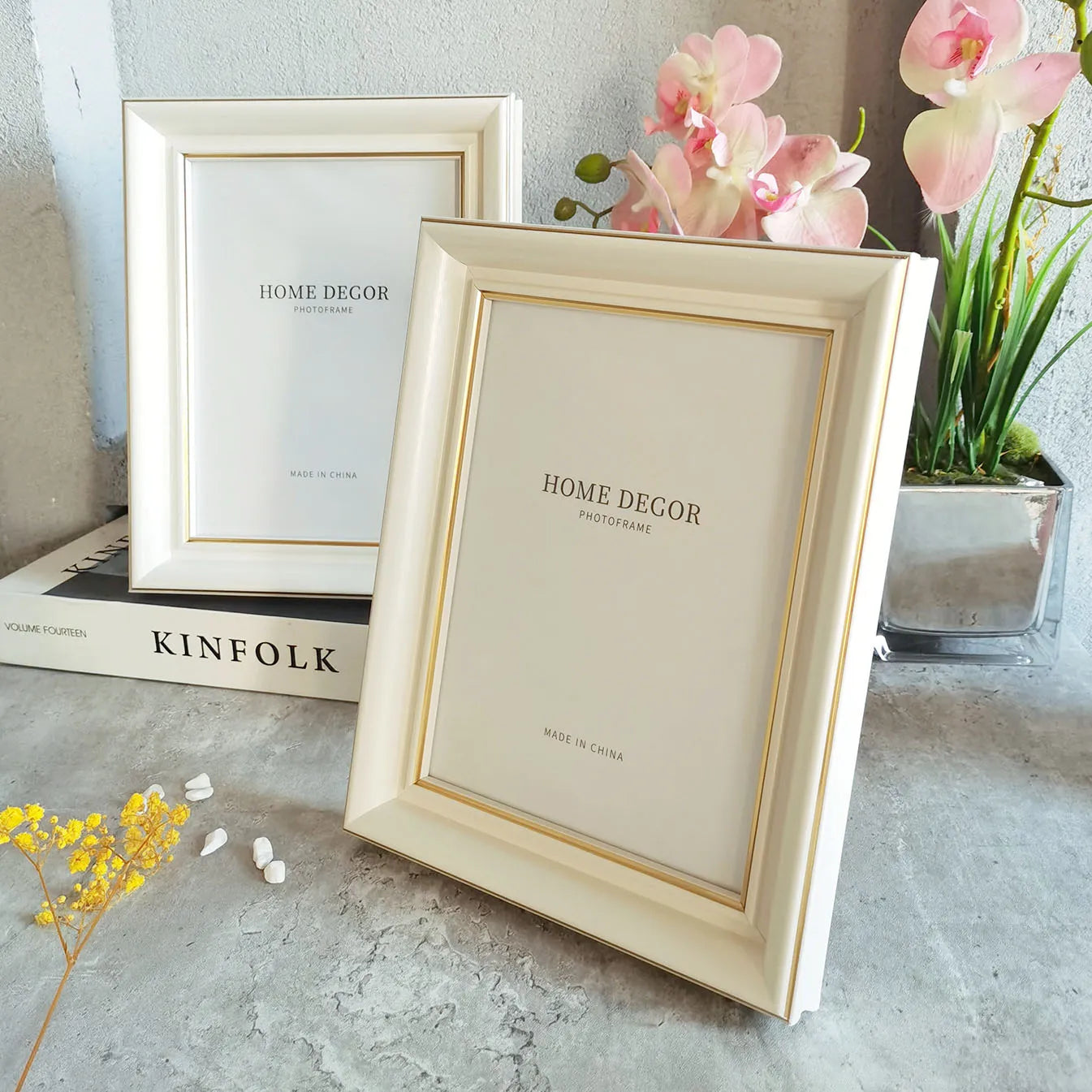 2pcs Photo Frames Set-10X15/15X20/20X25cm Picture Franes for Wall & Tabletop Home Decor Commemorative Gift Birthday Housewarming