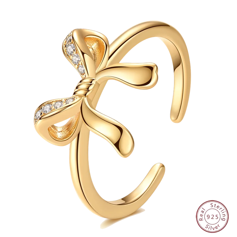 New 925 Sterling Silver Open Ring Hollow Rose Infinite Love Simple Ring Women Wedding Engagement Party Jewelry Gift