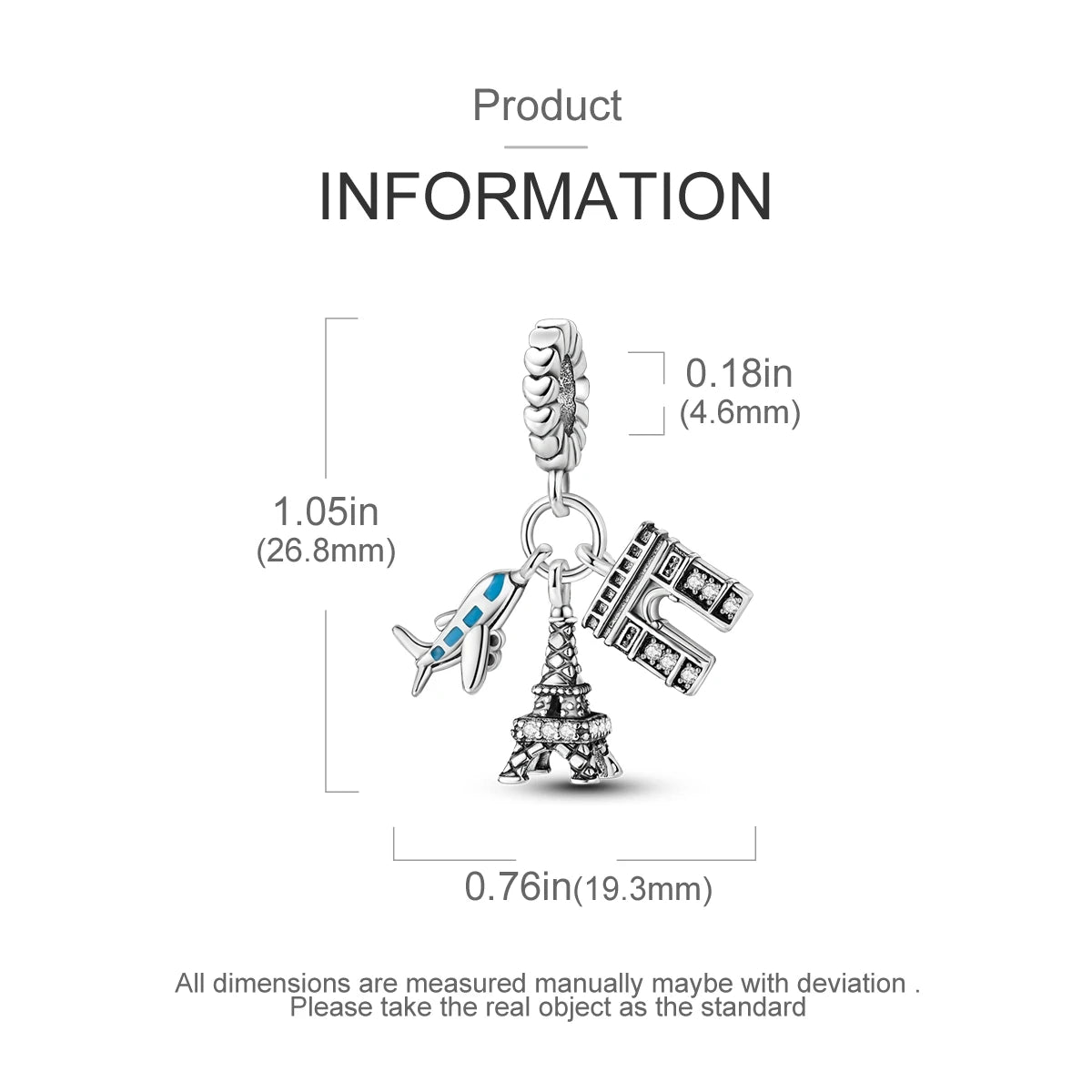 Original Charms 925 Silver Plated Bee Moon Star Pendant Fit Bracelet Making For Woman Fashion Jewelry
