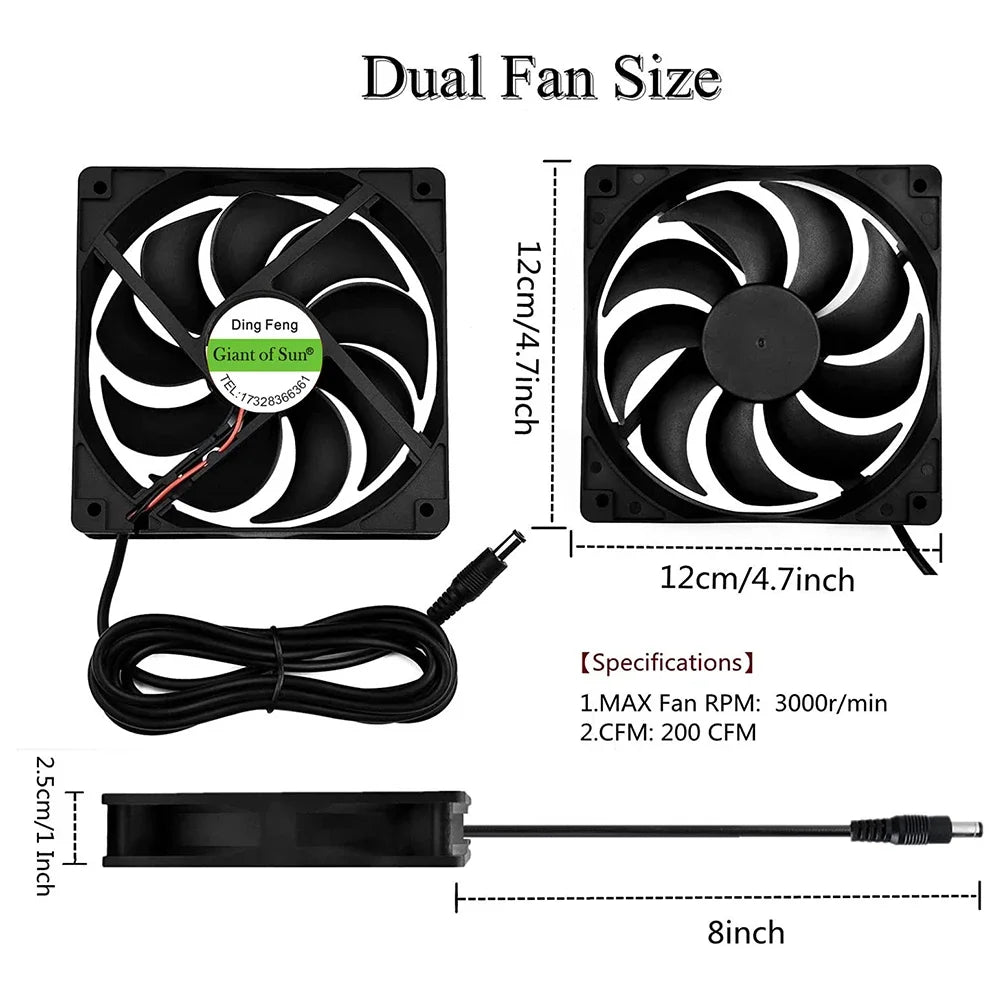 Solar Panel & 4.7inch Exhaust Fan 10W 12V Solar Powered Panel Kit Solar Panel Kitfor Roof Vent for Chicken Coop Shed Pet House