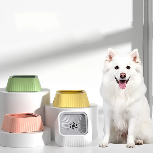 Hot-selling pet filter bowl without wet mouth pet bowl floating prevent overturning puppy cat drinking water device
